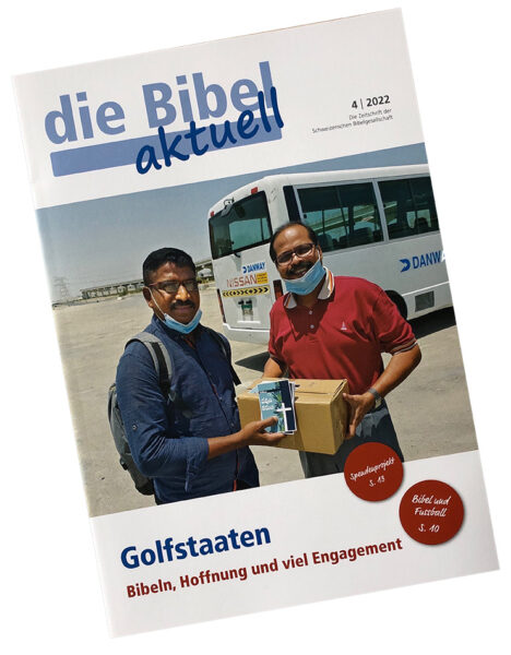 Titelseite BA 4/2022 - die Bibel aktuell - Golfstaaten