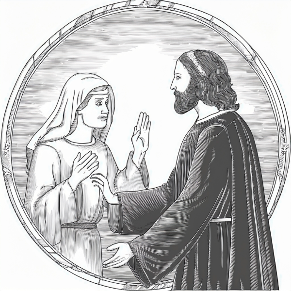 Petrus verleugnet Jesus, KI