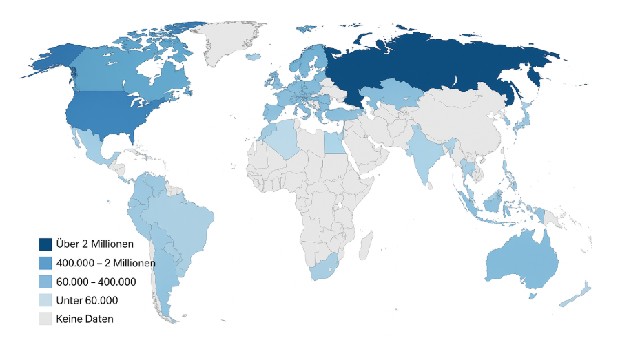 Mappa mondiale della diaspora armena