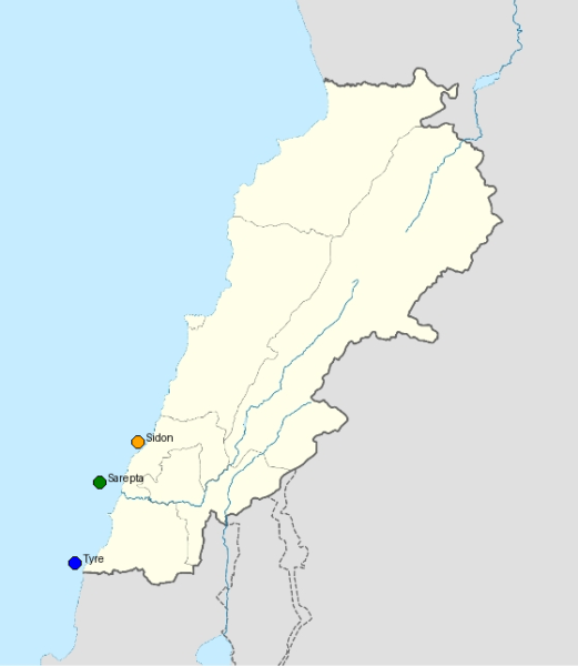 Die phönizische Küste in der Bibel