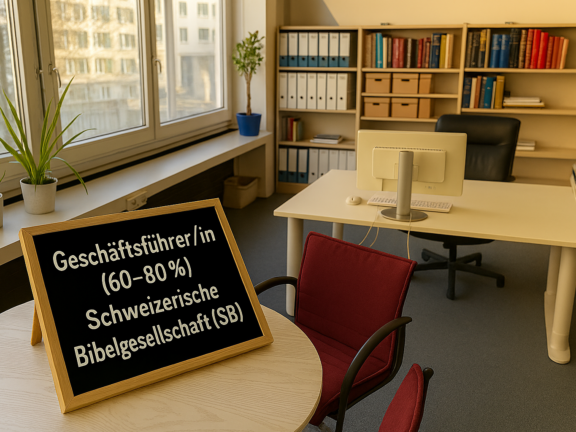 Stellenausschreibung Geschäftsführung Schweizerische Bibelgesellschaft