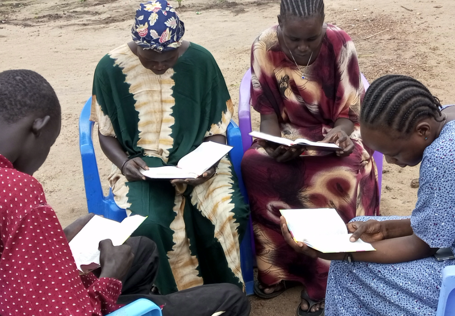 A group engaded with the Bible © BSSS 2025