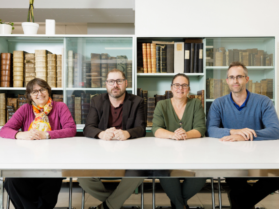 Team der Schweizerischen Bibelgesellschaft, Brühlplatz Biel, Oktober 2026